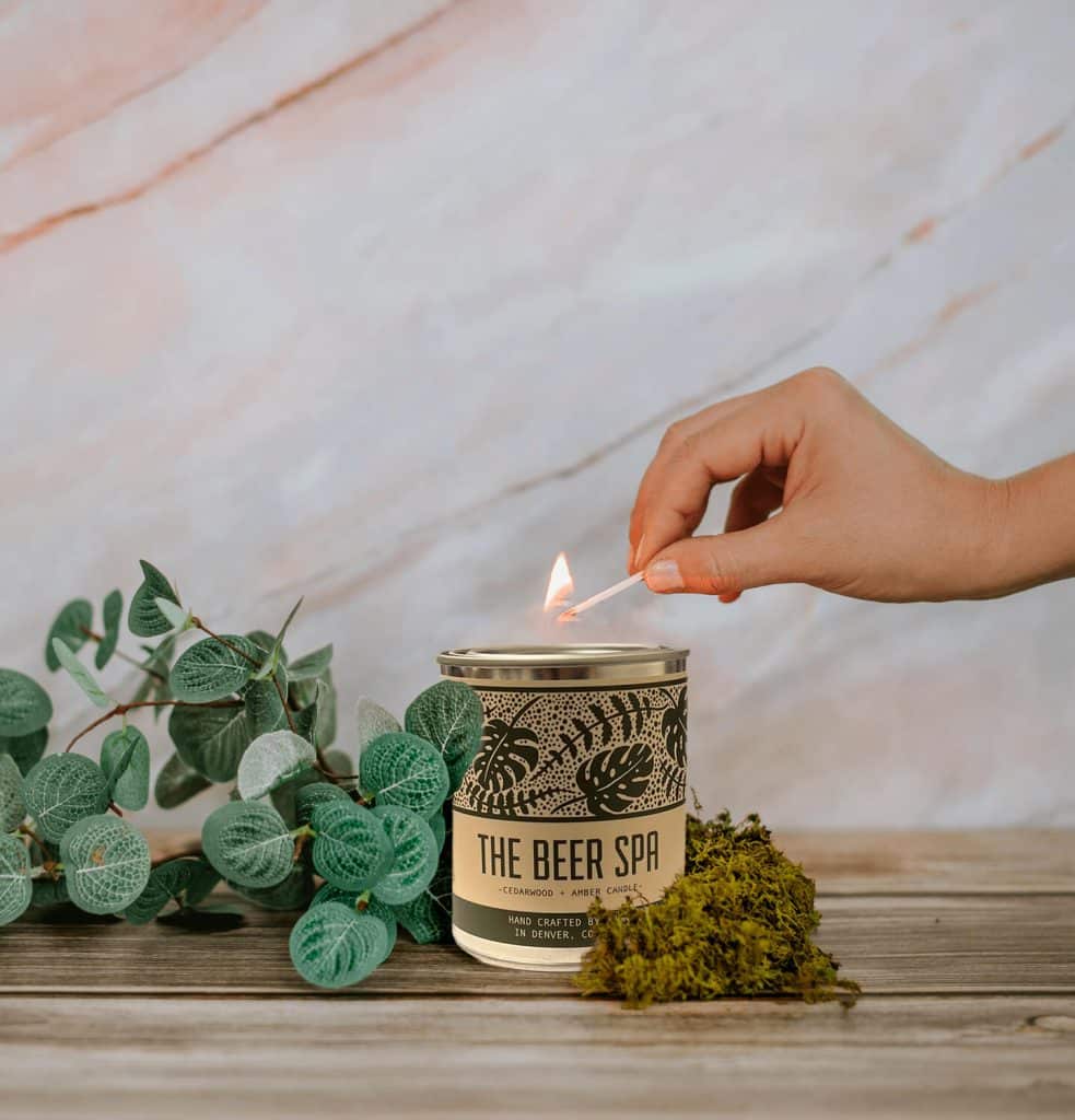 Oakwell Beer Spa candle