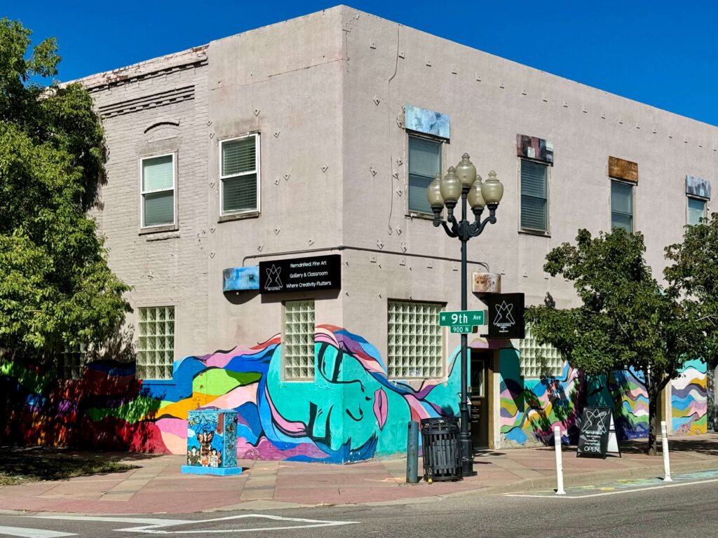 Denver street art in Art District on Santa Fe