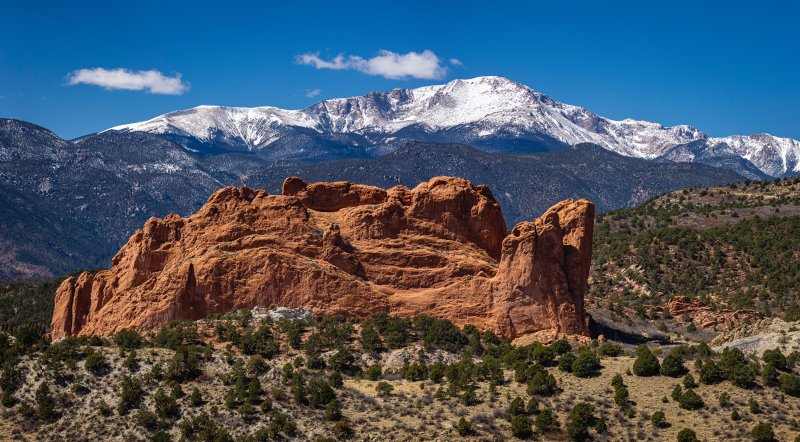 views of Garden of the Gods in Colorado Springs