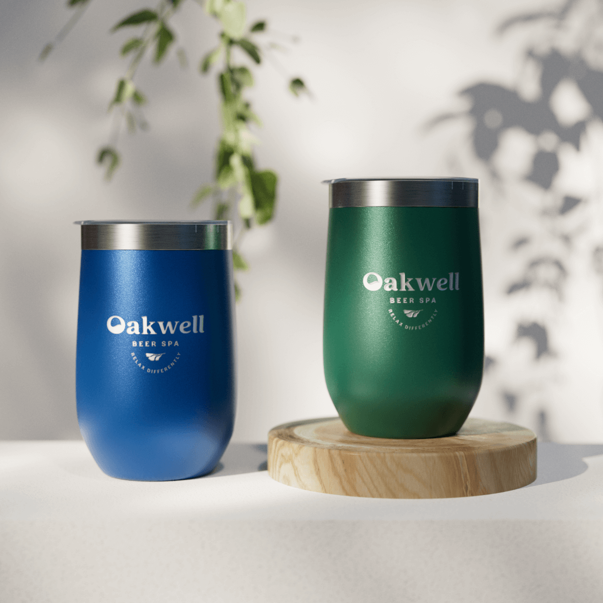 Oakwell Cosmetics Insulated Stainless Steel Tumbler