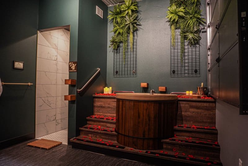 Private Beer Therapy Room at Oakwell Beer Spa for a day date in Denver