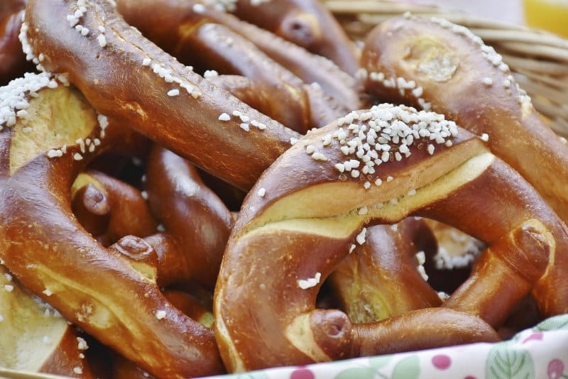 Soft pretzels for Denver Oktoberfest