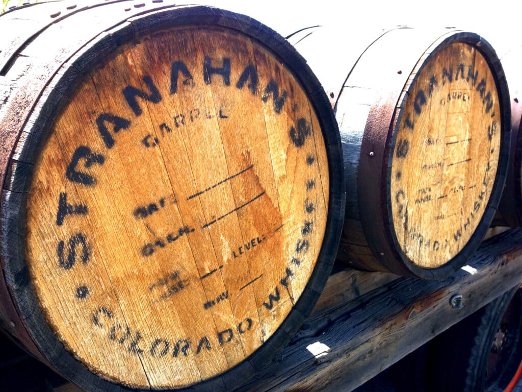 Barrels of Stranahan's Whiskey