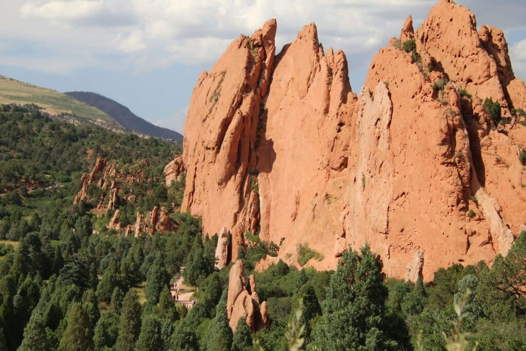 Scenery at Garden of the Gods for fun activities in Denver for adults